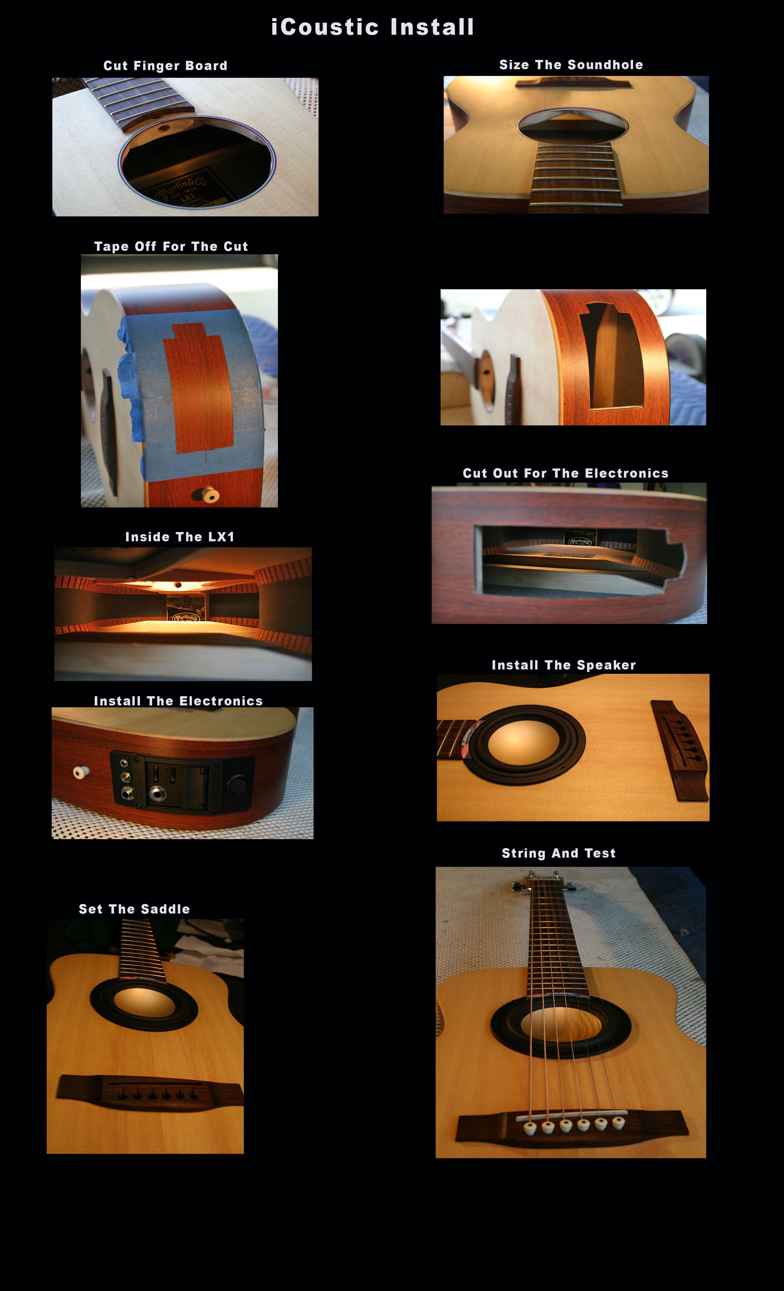 Acoustic guitar repair